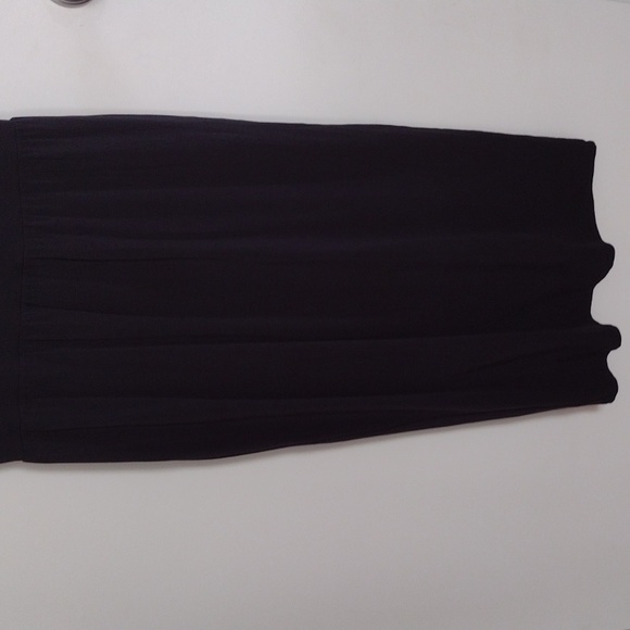 Athleta Santorini Cinch Dress Black Soft Stretchy Jersey Knit Modal Athleisure S - Picture 8 of 13